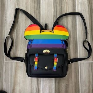 Brand New Disney Pride Mickey Mink Backpack